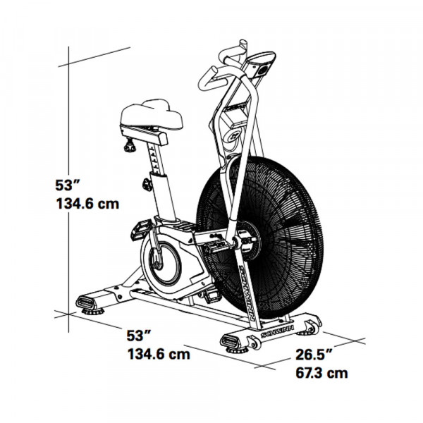 Велотренажер Schwinn Airdyne AD8, air bike (100475)