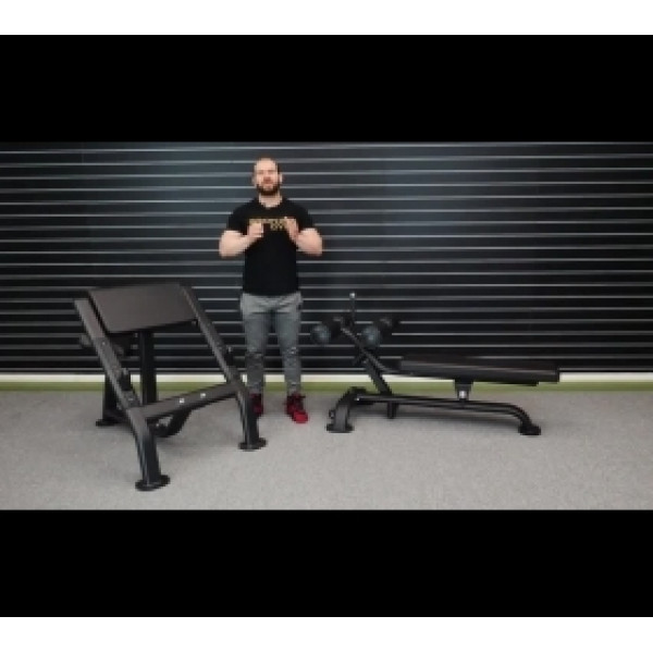 BRONZE GYM BR-1007 Скамья Скотта