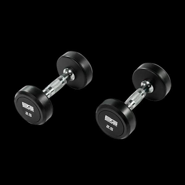 BRONZE GYM BG-PA-DB-R025 Гантель обрезиненная 2,5 кг