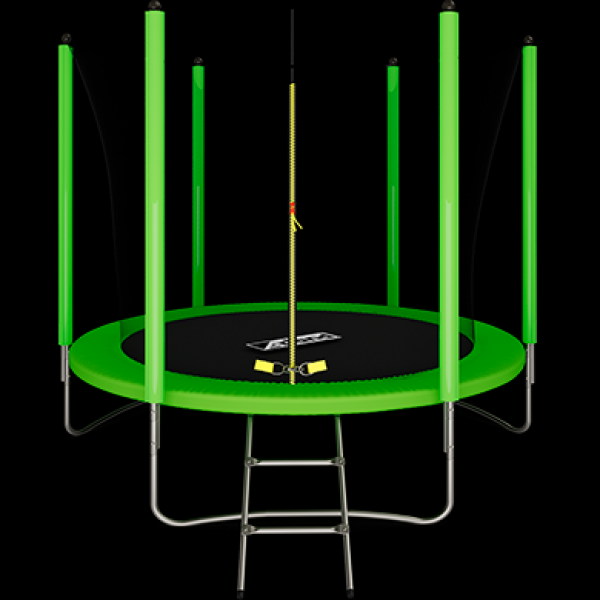 Батут ARLAND 8FT с внутренней страховочной сеткой и лестницей