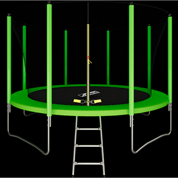 Батут ARLAND 14FT с внутренней страховочной сеткой и лестницей