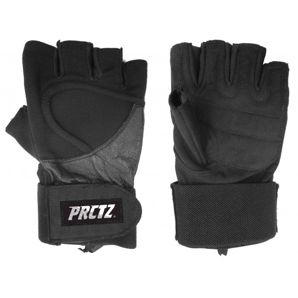 Перчатки для фитнеса c фиксатором запястья PRCTZ WRIST-WRAP GLOVES 