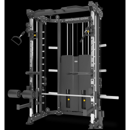 Многофункциональный силовой комплекс со встроенными весовыми стеками профессиональный BRONZE GYM YARD