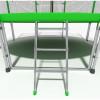 Батут i-Jump Classic 6ft green