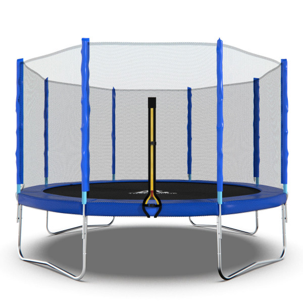 Батут DFC Trampoline Fitness с сеткой 12ft