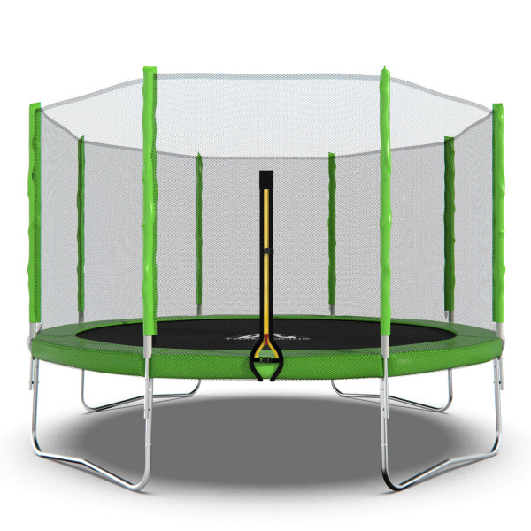 Батут DFC Trampoline Fitness с сеткой 12ft