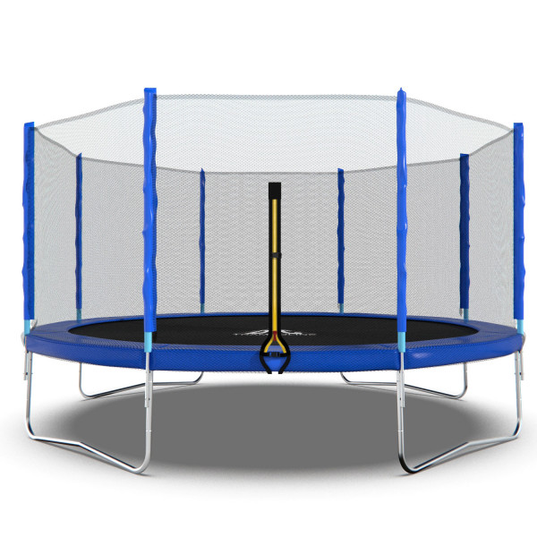 Батут DFC Trampoline Fitness с сеткой 14ft