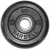 Диск обрезиненный BARBELL MB (металлическая втулка) 1.25 кг / диаметр 31 мм