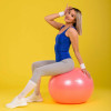 Гимнастический мяч антивзрыв D55 см PROFI-FIT