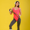 Эспандер трубчатый восьмерка, зеленый, сопротивление среднее 5 кг PROFI-FIT