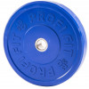 Диск для штанги каучуковый, цветной D51 мм PROFI-FIT 20 кг