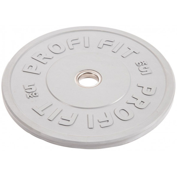 Диск для штанги каучуковый, цветной D51 мм PROFI-FIT  5 кг