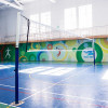 Волейбольные стойки телескопические со стаканами Zavodsporta