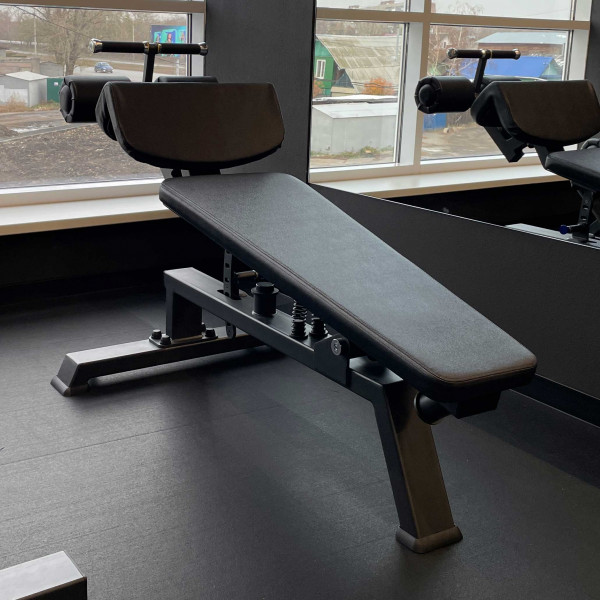 A-3037 Скамья для пресса регулируемая (Adjustable Decline Bench)