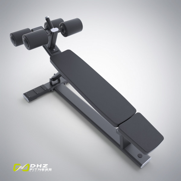 E-7037 Скамья для пресса регулируемая (Adjustable Decline Bench)