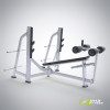 E-7041 Скамья-стойка для жима под углом вниз (Olympic Decline Bench)
