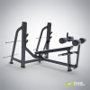 E-7041 Скамья-стойка для жима под углом вниз (Olympic Decline Bench)