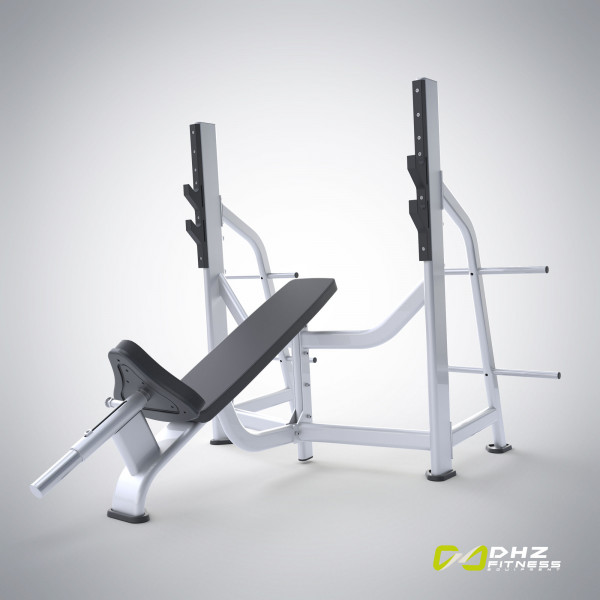 E-7042 Скамья-стойка для жима под углом вверх (Olympic Bench Incline)