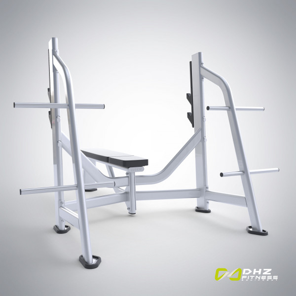 E-7043 Скамья-стойка для жима штанги лежа (Olympic Bench)