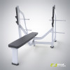 E-7043 Скамья-стойка для жима штанги лежа (Olympic Bench)