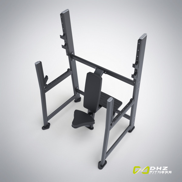 E-7051 Скамья для вертикального жима штанги (Olympic Seated Bench)