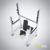E-7051 Скамья для вертикального жима штанги (Olympic Seated Bench)