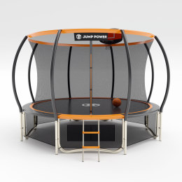 Батут Jump Power 14 ft Pro Inside Basket Orange