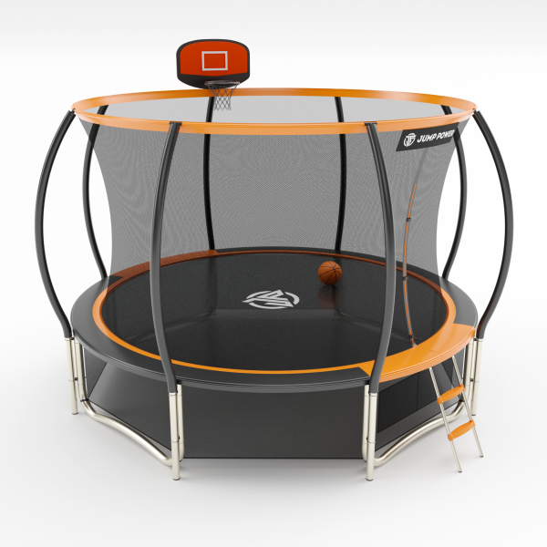 Батут Jump Power 12 ft Pro Inside Basket Orange