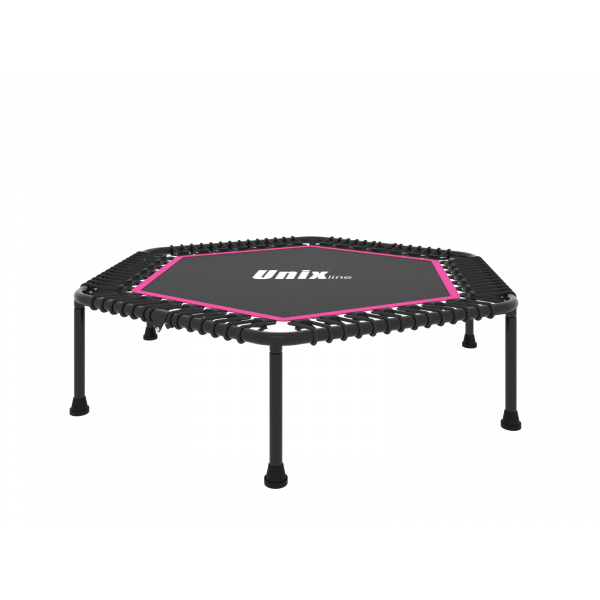 Батут UNIX Line FITNESS Lite Pink (130 cm)