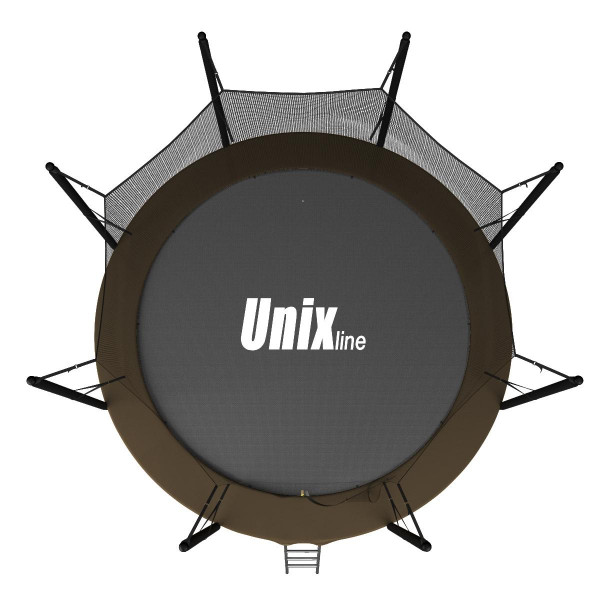 Батут UNIX line Black&Brown 12 ft (inside)