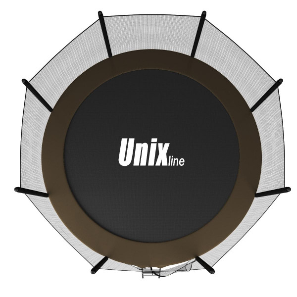 Батут UNIX line Black&Brown 8 ft (outside)