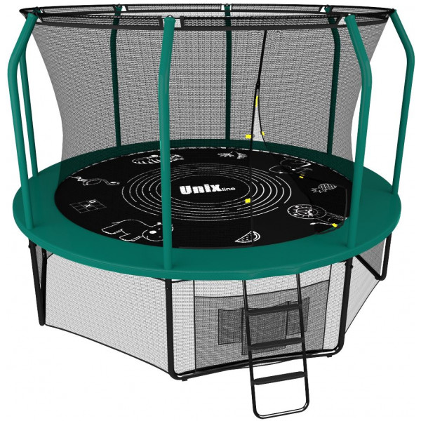 Батут UNIX line SUPREME GAME 10 ft (green)