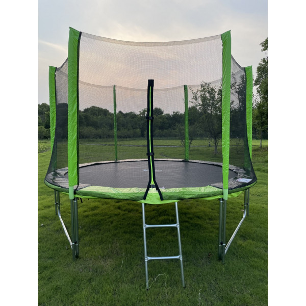 Батут FunFit 12 FT 374 см PRO Зеленый