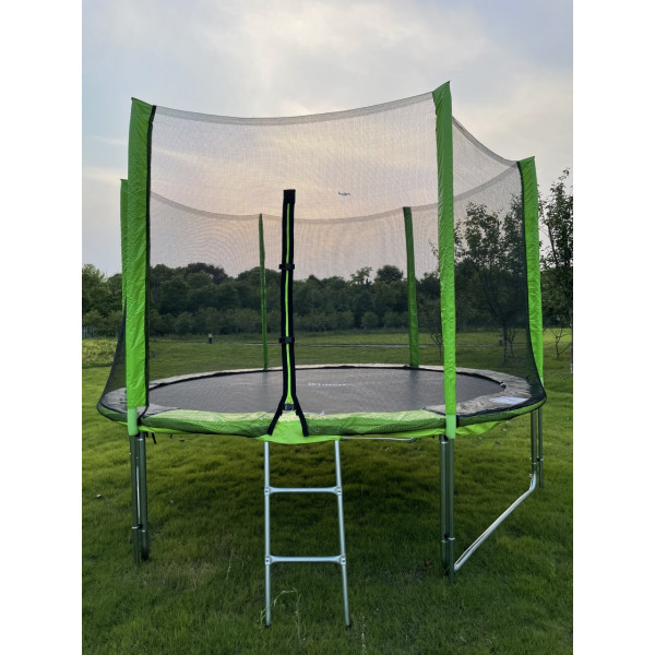 Батут FunFit 12 FT 374 см PRO Зеленый