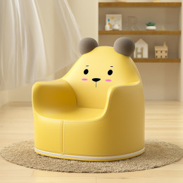 Кресло детское UNIX Kids Bear Yellow размер S