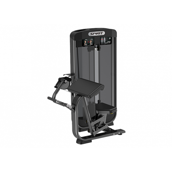 Бицепс машина в положении сидя SPIRIT SP-3506 со стеком 90 кг