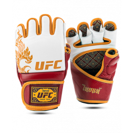 UFC Premium True Thai Перчатки MMA красные/белые - размер M
