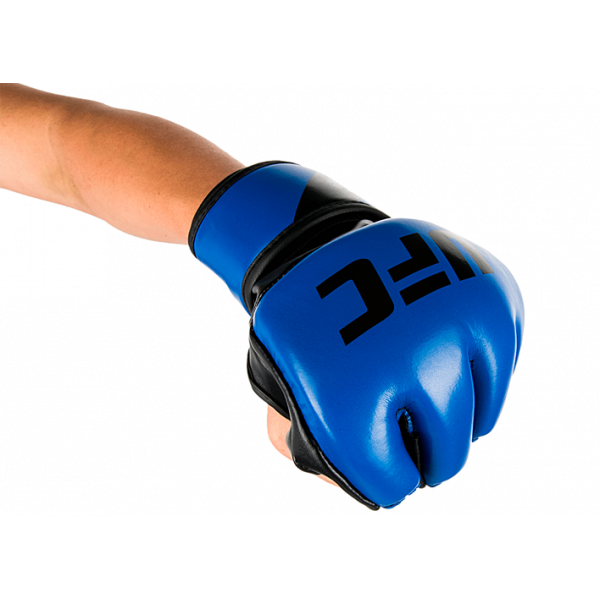 UFC Перчатки MMA для грэпплинга 5 унций синие S/M