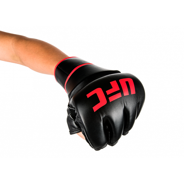 UFC Перчатки MMA тренировочные 6 унций чёрные L/XL