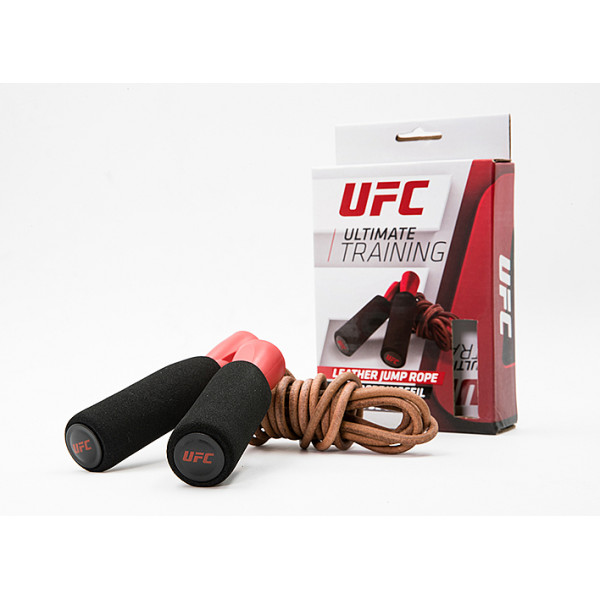 Скакалка кожаная UFC
