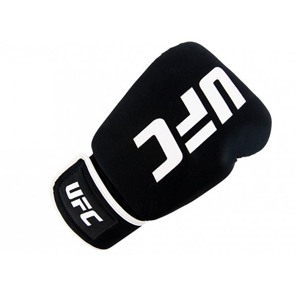 UFC Перчатки для бокса и ММА черные/белые - L