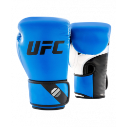UFC Pro Fitness Перчатки тренировочные для спарринга голубые - 8 Oz