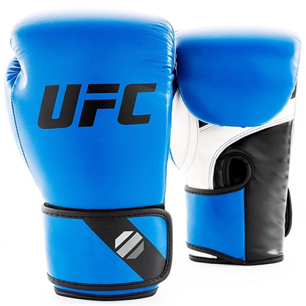 UFC Pro Fitness Перчатки тренировочные для спарринга голубые - 8 Oz