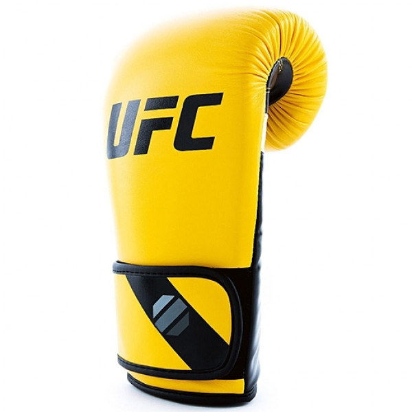 UFC Pro Fitness Перчатки тренировочные для спарринга желтые - 8 Oz