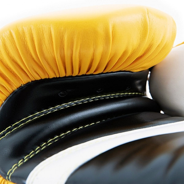 UFC Pro Fitness Перчатки тренировочные для спарринга желтые - 8 Oz