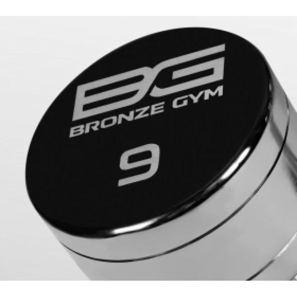 BRONZE GYM BG-PA-DB-C09 Гантель хромированная 9 кг