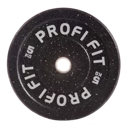 Диск для штанги HI-TEMP с цветными вкраплениями D51 мм PROFI-FIT 5 кг
