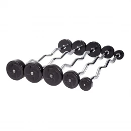 Набор изогнутых штанг (5 шт, 10-30 кг, шаг 5 кг) PROFI-FIT