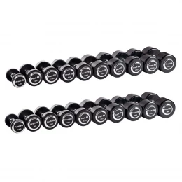 Гантельный ряд PROFESSIONAL (шаг 2,5 кг, 10 пар) PROFI-FIT 2,5-25 кг