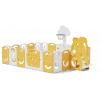 Манеж UNIX Kids SUPREME Space 200x240 Rose с качелями
